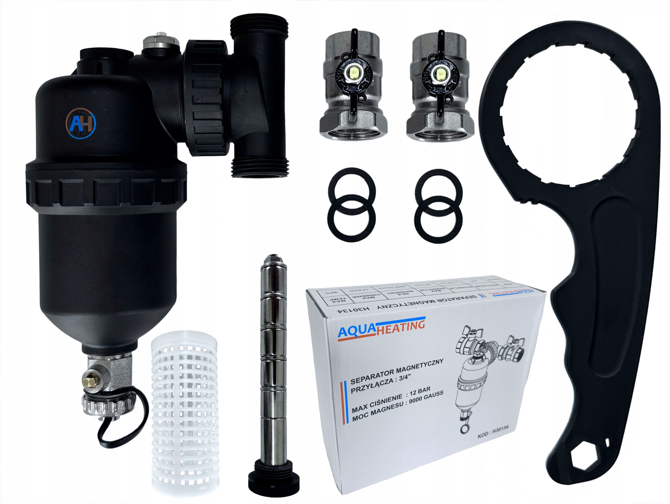 X-HOME MAGNETICKÝ FILTER 1" DN25 SEPARATOR ZNEČISTENIA CO DEMOLDER
